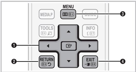 SAMSUNG UE-37C6000 - Navigieren in den Menüs - 1