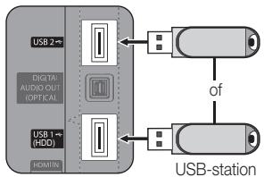 SAMSUNG UE-37C6000 - Een USB-apparaat aansluiten - 1