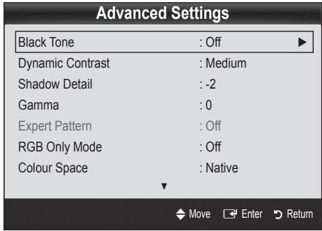 SAMSUNG UE-37C6000 - Advanced Settings - 2