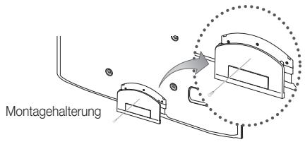 SAMSUNG UE-37C6000 - Montieren der Montagehalterung - 1
