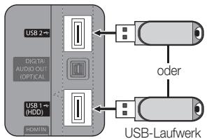 SAMSUNG UE-37C6000 - Anschließen eines USB-Geräts - 1