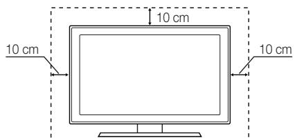 SAMSUNG UE-37C6000 - Securing the Installation Space - 3