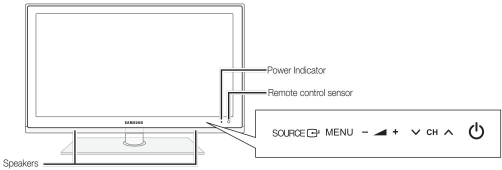 SAMSUNG UE-37C6000 - Viewing the Control Panel - 2