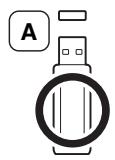 SAMSUNG CLX-3185FW - Connexion d'un périphérique de stockage USB - 1