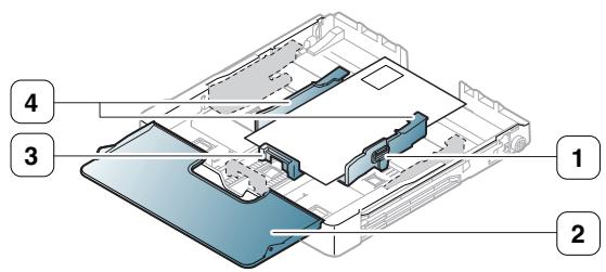 SAMSUNG CLX-3185FW - Changement du format du bac pour le support d'impression - 1