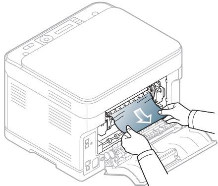SAMSUNG CLX-3185FW - Dans la zone du bac de sortie - 4