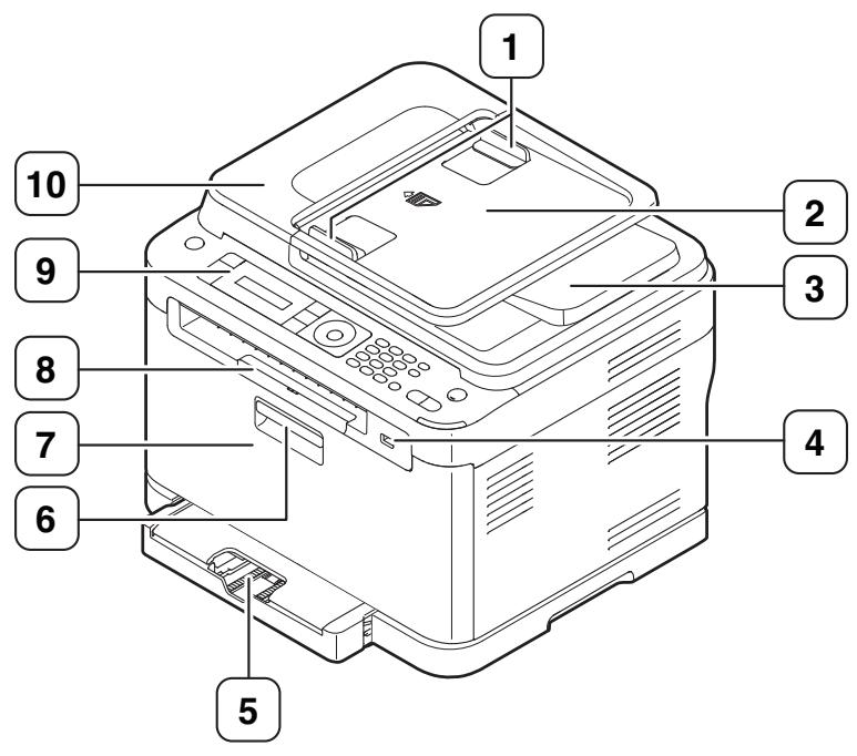 SAMSUNG CLX-3185FW - Vue avant - 1