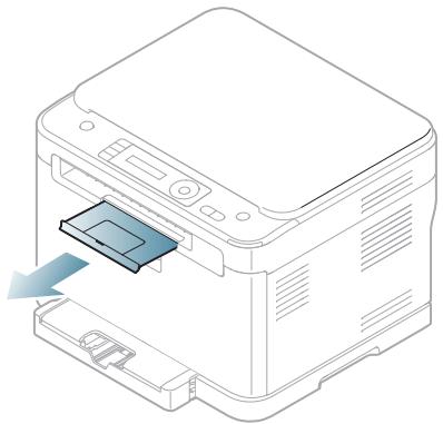 SAMSUNG CLX-3185FW - Utilisation du support de sortie papier - 1