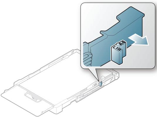 SAMSUNG CLX-3185FW - Changement du format du bac pour le support d'impression - 12