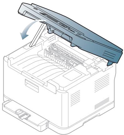SAMSUNG CLX-3185FW - Dans la zone du bac de sortie - 8