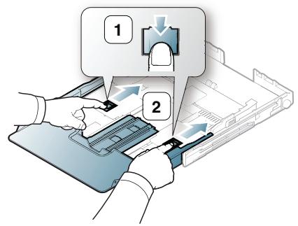 SAMSUNG CLX-3185FW - Changement du format du bac pour le support d'impression - 7