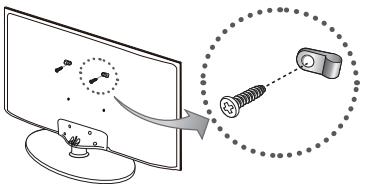 SAMSUNG UE-19ES4000 - Pour éviter toute chute du téléviseur - 1