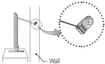 SAMSUNG UE-19ES4000 - To avoid the TV from falling - 2