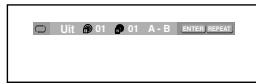 Uit 01 01 A - B ENTER REPEAT