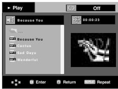 Play Because You 00:00:23 ... Because You Cactus Iad Dayu Wonderful Enter Return Repeat
