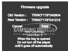 SAMSUNG DVD-HD870 - Upgrade procedure - 2