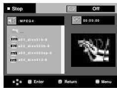 Stop OFF MPEG4 00:00:00 ... 01_divx51b-8 02_divx505b-8 03_divx502sp-8 04_divx412-8