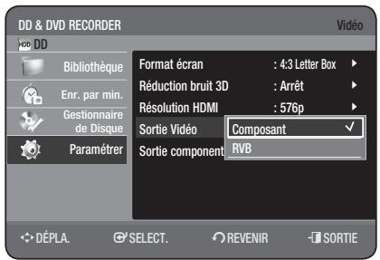 SAMSUNG DVD-HR777 - Sortie Video - 1
