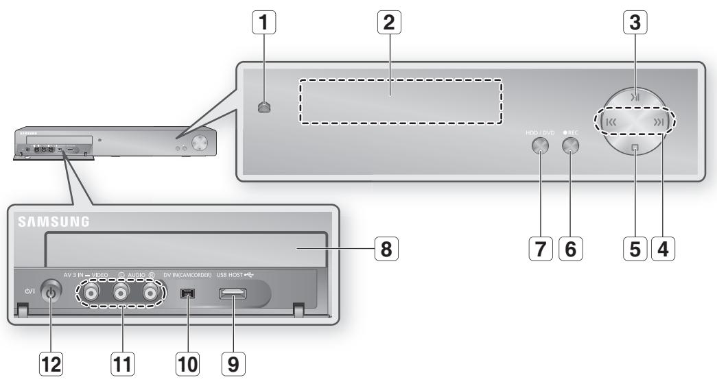 SAMSUNG DVD-HR777 - Façade - 1