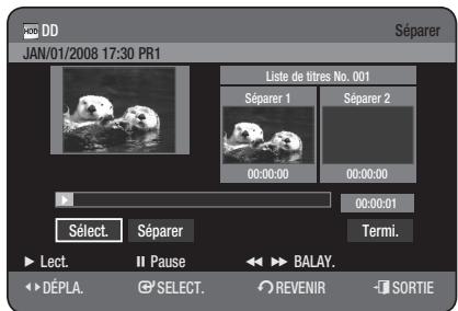 SAMSUNG DVD-HR777 - Utilisation du bouton TITLE LIST - 3
