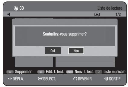 SAMSUNG DVD-HR777 - Supprimer la liste de lecture - 4