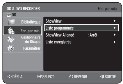 SAMSUNG DVD-HR777 - Utilisation du bouton TIMER - 2