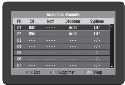 SAMSUNG DVD-HR777 - Installation Manuelle - 1