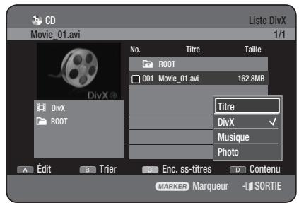 SAMSUNG DVD-HR777 - Sélection du Contenu - 1