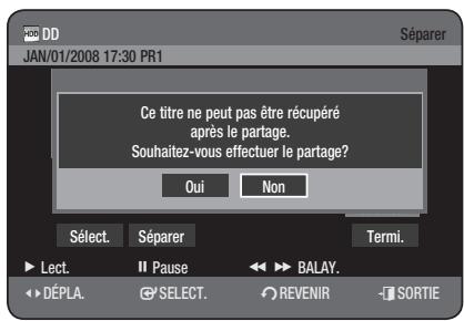 SAMSUNG DVD-HR777 - Utilisation du bouton TITLE LIST - 4