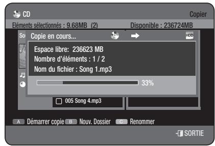 SAMSUNG DVD-HR777 - Copie de fichiers - 4
