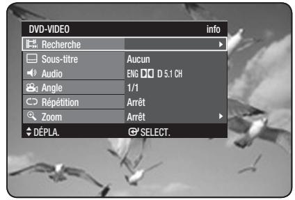 SAMSUNG DVD-HR777 - Passage direct à une scène grâce à la fonction INFO - 9