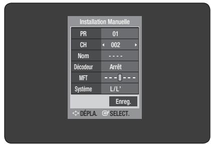 SAMSUNG DVD-HR777 - Installation Manuelle - 2