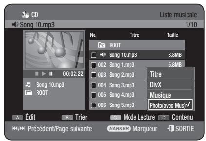 SAMSUNG DVD-HR777 - Lecture simultanée de fichiers musicaux/photos - 3