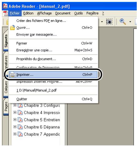 CANON LBP-2900 - Sélectionnez [imprimer] dans le menu [fichier]. - 1