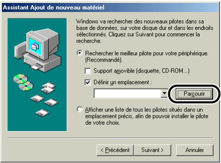 CANON LBP-2900 - Cliquez sur [Parcourir], puis sélectionnez un dossier. - 1