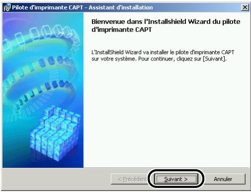 CANON LBP-2900 - Cliquez sur [suivant]. - 1