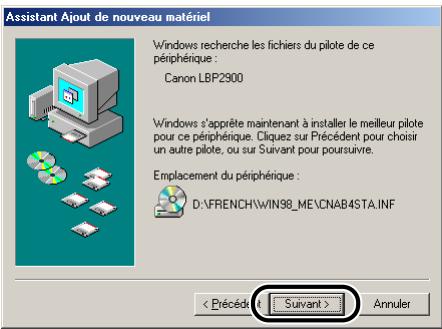 CANON LBP-2900 - Cliquez sur [suivant]. - 1