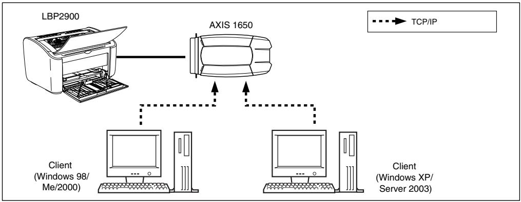 CANON LBP-2900 - Carte réseau - 2