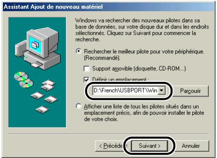 CANON LBP-2900 - Cliquez sur [parcourir], puis sélectionnez un dossier. - 2