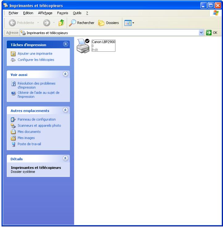 CANON LBP-2900 - Sous windows xp/server 2003 - 1