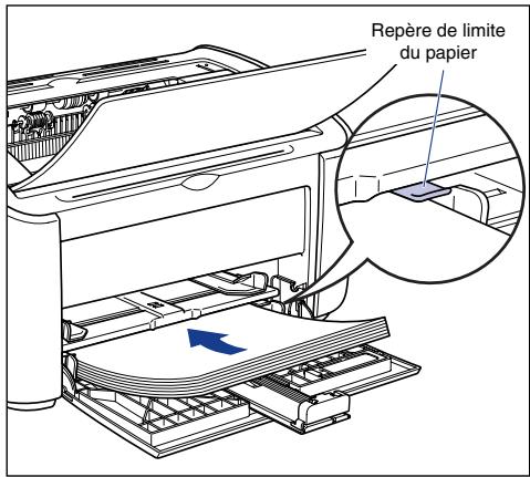 CANON LBP-2900 - Insérez doucement le papier jusqu'à ce qu'il touche le fond du bac, en plaçant vers le haut la face d'impression. - 1