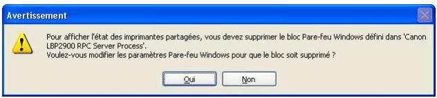 CANON LBP-2900 - Placez une coche en regard de [utiliser la connexion USB pour l'installation de l'imprimante], puis cliquez sur [suivant]. - 2