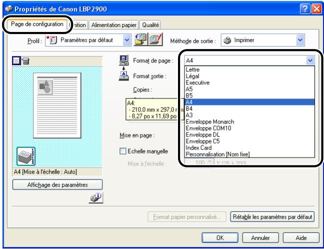 CANON LBP-2900 - Sélection des paramètres du pilote d'imprimante et impression - 2