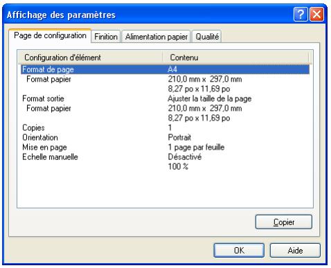 CANON LBP-2900 - Cliquez sur [affichage des paramètres] - 2