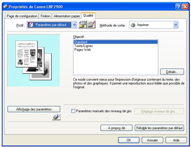 CANON LBP-2900 - Onglet [qualité] - 1