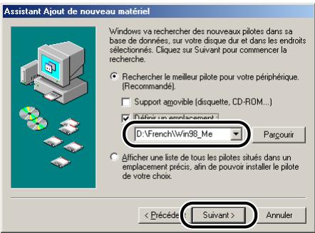 CANON LBP-2900 - Cliquez sur [Parcourir], puis sélectionnez un dossier. - 2