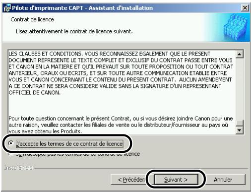 CANON LBP-2900 - Cliquez sur [suivant]. - 2