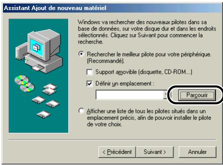 CANON LBP-2900 - Cliquez sur [parcourir], puis sélectionnez un dossier. - 1