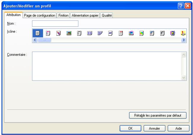 CANON LBP-2900 - Onglet [configuration]/[paramètres du périphérique] - 3