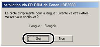 CANON LBP-2900 - Cliquez sur [installer]. - 2